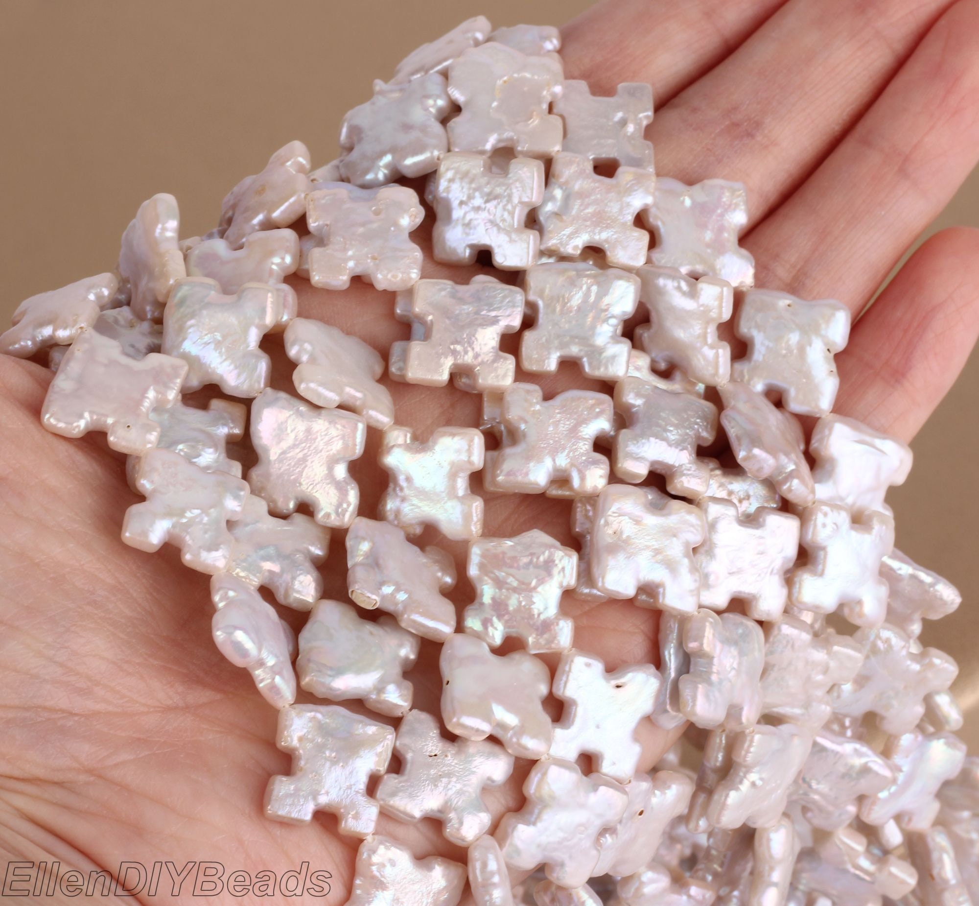 Aa Natural White Freshwater Pearls, Loose Freshwater Cultured Pearls,genuine High Luster Pearl Beads,craft Supplies ,full Strand--ag001