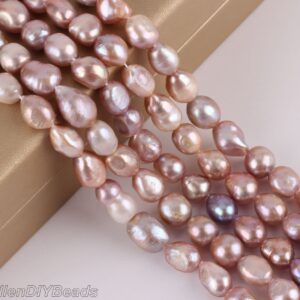 Full strand 10-11mm Purple Pearl Beads, Natural Freshwater Pearl Beads, Wedding Pearls, Pearl for Jewelry Making--30pcs---14 inches----LN003 Full strand 10-11mm Purple Pearl Beads, Natural Freshwater Pearl Beads, Wedding Pearls, Pearl for Jewelry Making--30pcs---14 inches----LN003