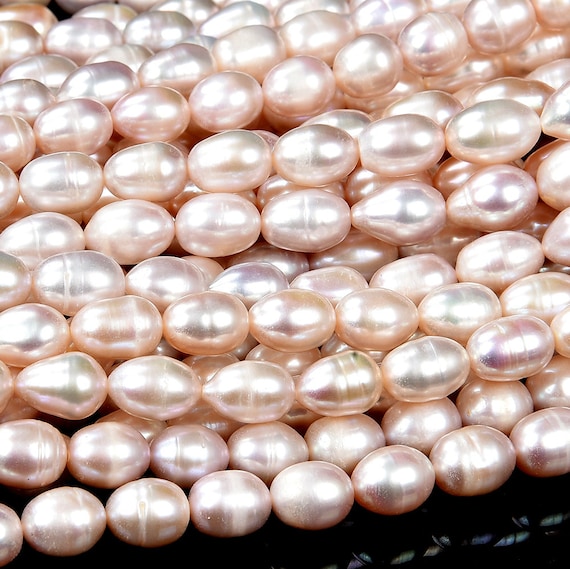Natural Freshwater Ivory White Cream Pearl Gemstone Rice 5-7mm 5-8mm 9-11mm Loose Beads Bulk Lot 1,2,6,12 And 50 (s31)