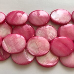 shell 30x25x6mm flat oval monther of pearl beads--15.5" shell 30x25x6mm flat oval monther of pearl beads--15.5"
