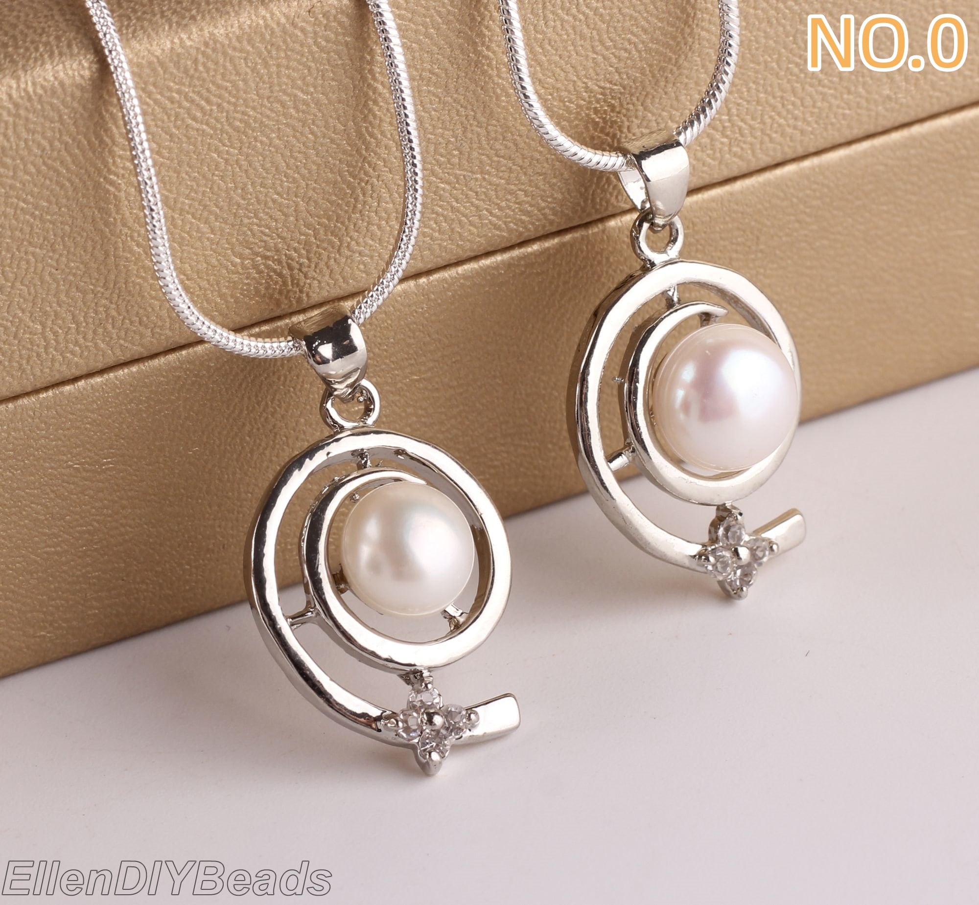 Good Quality White Freshwater Pearls, Natural Pearl Pendant, Multi-shape Pendant Jewelry, Wedding Party Pearls, Silver Plated Jewelry--dz001