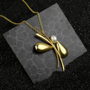 Natural Freshwater Pearl Necklace Pendant \ Minimal Pendant \ Birthstone Pendant \ Princess Necklace \ Decent Necklace \ Solitaire Necklace