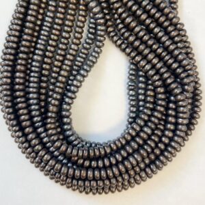 fresh water pearl 6x4mm rondelle Natural Gemstone Bead -15.5 inch strand