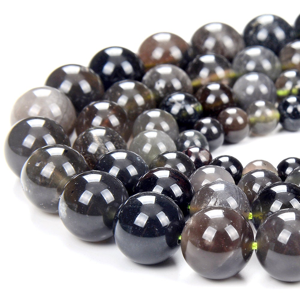 100% Rare Natural Agni Manitite Tektite, Pearl Of Divine Fire, Indonesia Meteorite Grade Aaa Round 5mm 6mm 7mm 8mm 9mm 10mm 12mm Beads(d364)