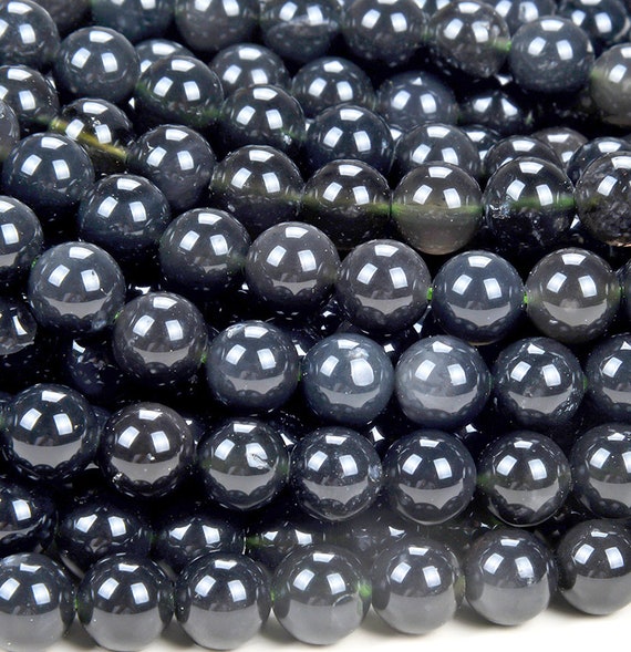 100% Rare Natural agni Manitite Tektite, Pearl Of Divine Fire, Indonesia Meteorite Gemstone Aaa Round 7mm 8mm 9mm 10mm 12mm Beads Bulk(d251)