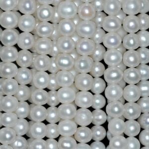 7-8mm Natural Pearl Gemstone Bridal White Grade Aaa Round Loose Beads 15 Inch Full Strand (90189846-b82) 7-8mm Natural Pearl Gemstone Bridal White Grade Aaa Round Loose Beads 15 Inch Full Strand (90189846-b82)