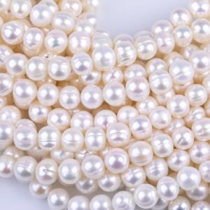 7-8mm Off Round Potato Freshwater Pearl