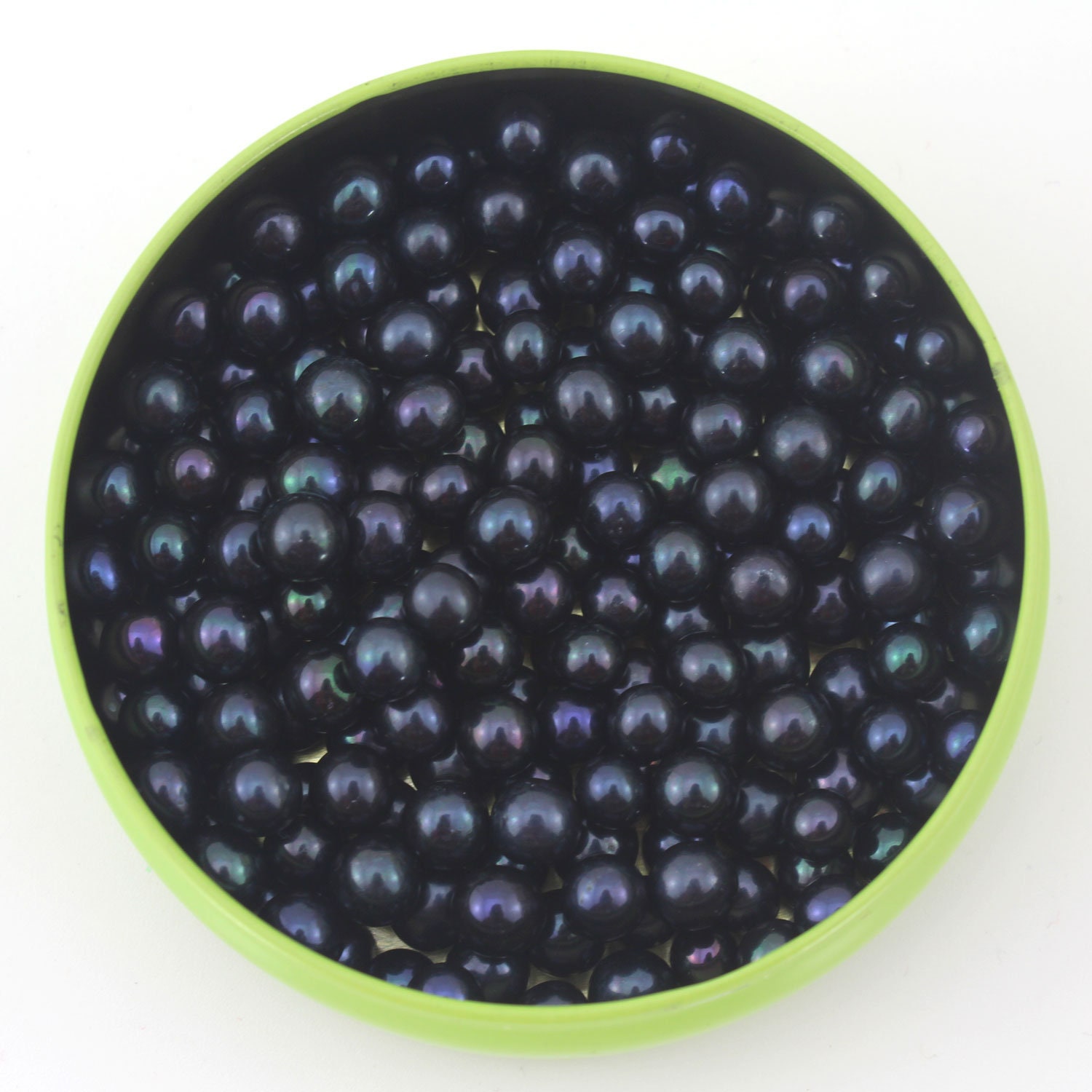 7-8mm Rainbow Freshwater Pearls: Round Loose Beads For Pendants 7-8mm Rainbow Freshwater Pearls: Round Loose Beads For Pendants