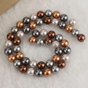 8mm Round Shell Beads, Mix Colors Pearl Beads,Shell Pearl Beads,Wedding pearls, Jewelry Supply, Manmade Pearl-48pcs-15.5 inches-SH0027 8mm Round Shell Beads, Mix Colors Pearl Beads,Shell Pearl Beads,Wedding pearls, Jewelry Supply, Manmade Pearl-48pcs-15.5 inches-SH0027