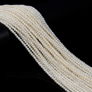 Fresh Water Pearl Off Round Beads Size 3-3.5mm 15.5'' Strand