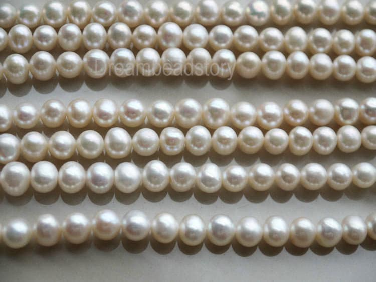 Good Quality Pearl Gemstone Beads, 8-9mm Round Pearls, Off Round Smooth Natural Pearl Beads, Pearl Jewelry Making Beads Lots Wholesale