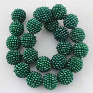 New 20mm Dark Peacock Green Round Pearl Ball Beads, Acrylic Pearl Beads,DIY Jewelry Making, Jewelry Supplies,Full Strand-23 Pcs-BR099 New 20mm Dark Peacock Green Round Pearl Ball Beads, Acrylic Pearl Beads,DIY Jewelry Making, Jewelry Supplies,Full Strand-23 Pcs-BR099