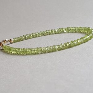 Genuine Peridot Bracelet, August Birthstone, Gift For Women, Peridot Gemstone Genuine Peridot Bracelet, August Birthstone, Gift For Women, Peridot Gemstone