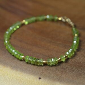 Peridot Stacking Bracelet In Sterling Silver, 14k Gold Fill // August Birthstone // 16th Anniversary Gift // Birthstone Bracelet // Layering Peridot Stacking Bracelet In Sterling Silver, 14k Gold Fill // August Birthstone // 16th Anniversary Gift // Birthstone Bracelet // Layering