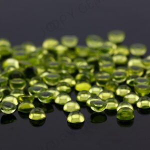 Peridot Cabochon 3mm Round - Per Stone