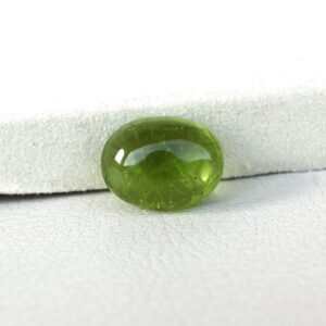 Green Peridot stone cabochon oval loose gemstone 6.74ct Natural Peridot loose stone for jewelry Green Peridot stone cabochon oval loose gemstone 6.74ct Natural Peridot loose stone for jewelry