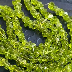 Full Strand Of Peridot Chips Small