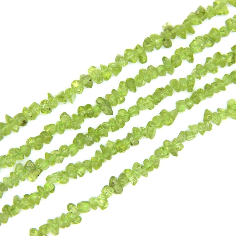 Natural Peridot Chips Aa Grade Olive Green Peridot Semi Precious Stone Chips Bead Nugget Gemstone Auguest Birth Stone  Fine Jewelry Supplies