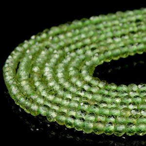 2x1mm Natural Peridot Gemstone Micro Faceted Rondelle Loose Beads 15.5 Inch Full Strand (80017904-p82) 2x1mm Natural Peridot Gemstone Micro Faceted Rondelle Loose Beads 15.5 Inch Full Strand (80017904-p82)