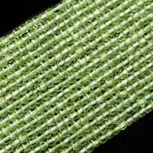 2x2mm Grass Green Peridot Grade Aaa Genuine Natural Gemstone Full Strand Beveled Edge Faceted Cube Loose Beads 15" Bulk Lot Options (125059) 2x2mm Grass Green Peridot Grade Aaa Genuine Natural Gemstone Full Strand Beveled Edge Faceted Cube Loose Beads 15" Bulk Lot Options (125059)