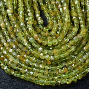 3mm Natural Peridot Gemstone Grade Aa Micro Faceted Cube Loose Beads Bulk Lot 1,2,6,12 And 50 (p44) 3mm Natural Peridot Gemstone Grade Aa Micro Faceted Cube Loose Beads Bulk Lot 1,2,6,12 And 50 (p44)