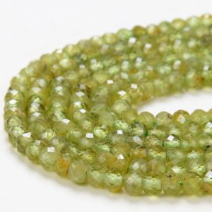 3x2mm Natural Peridot Gemstone Grade Aaa Micro Faceted Rondelle Loose Beads 15 Inch Full Strand (80016391-p61) 3x2mm Natural Peridot Gemstone Grade Aaa Micro Faceted Rondelle Loose Beads 15 Inch Full Strand (80016391-p61)