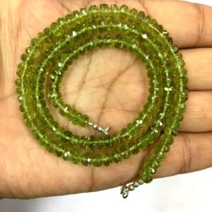 Natural Peridot Faceted Rondelle Beads 5.5mm Peridot Gemstone Beads Jewelry Making Beads Superb Quality Peridot Beads String 18” Natural Peridot Faceted Rondelle Beads 5.5mm Peridot Gemstone Beads Jewelry Making Beads Superb Quality Peridot Beads String 18”