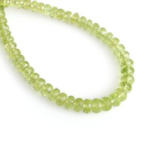 Peridot Faceted Rondelle Beads, 4 mm to 5.5 mm, Faceted Rondelle Peridot, Peridot Jewelry Making Beads, 8 Inch Strand, Price Per Strand Peridot Faceted Rondelle Beads, 4 mm to 5.5 mm, Faceted Rondelle Peridot, Peridot Jewelry Making Beads, 8 Inch Strand, Price Per Strand
