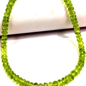 Top Quality~~High Luster~Natural Green Peridot Faceted Rondelle Beads 5.MM Peridot Gemstone Beads Peridot Strand Beads For Jewelry Making Top Quality~~High Luster~Natural Green Peridot Faceted Rondelle Beads 5.MM Peridot Gemstone Beads Peridot Strand Beads For Jewelry Making