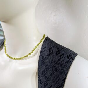 Natural Peridot Choker • 4mm • Gem Of The Sun • Genuine Peridot • Unisex Choker • Heart Chakra Mala • Wearable Renewal • Ag4818