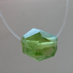 Peridot Round Crystal 8mm Bead -1pc Natural Focal Gemstone-necklace Jewelry Making- Craft Beads