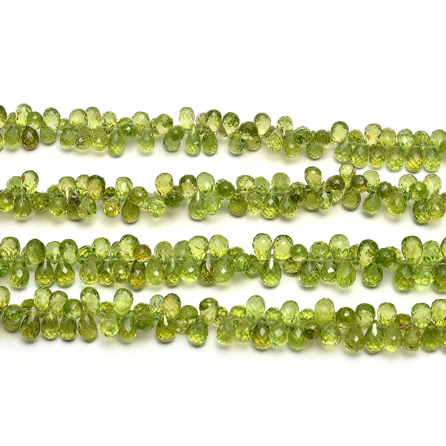Aaa+ Peridot Gemstone 6x4mm Teardrop Briolette Faceted Beads | 6inch Strand | Natural Peridot Semi Precious Gemstone Loose Drops For Jewelry Aaa+ Peridot Gemstone 6x4mm Teardrop Briolette Faceted Beads | 6inch Strand | Natural Peridot Semi Precious Gemstone Loose Drops For Jewelry