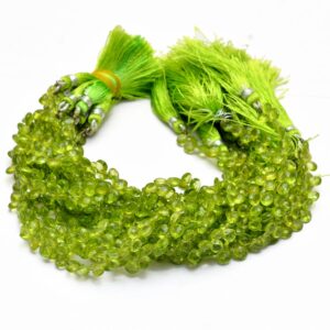 Aaa Peridot Gemstone Heart Briolette Beads | 6mm Faceted Heart 10inch Strand | Natural Preidot Semi Precious Gemstone Briolette For Jewelry Aaa Peridot Gemstone Heart Briolette Beads | 6mm Faceted Heart 10inch Strand | Natural Preidot Semi Precious Gemstone Briolette For Jewelry