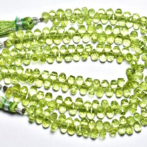 Beautiful Peridot Teardrop Beads - 7 inches - Natural Super Quality Peridot Faceted Teardrop - Micro Cut Drops - Size is 4x6-5x7mm #330 Beautiful Peridot Teardrop Beads - 7 inches - Natural Super Quality Peridot Faceted Teardrop - Micro Cut Drops - Size is 4x6-5x7mm #330