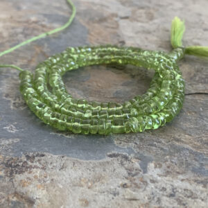 Peridot Wheel Beads, 4 X 1.5mm, 13.5 Inch Strand Peridot Wheel Beads, 4 X 1.5mm, 13.5 Inch Strand
