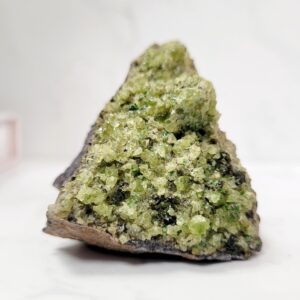 Peridot in Basalt Crystal Specimen • Natural Collector Stone • Ethically Sourced Peridot in Basalt Crystal Specimen • Natural Collector Stone • Ethically Sourced