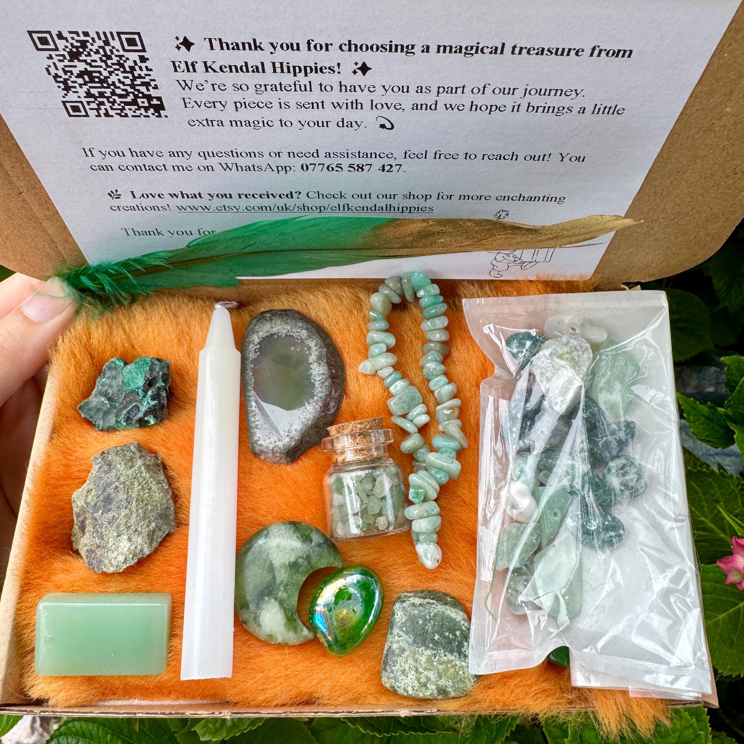 Lucky Green Rocks Elf Crystals Box Set Fossil Mineral Gifts Raw Peridot Crystal Pack Luck Of The Irish Abundance Crystals Prosperty Stone Uk