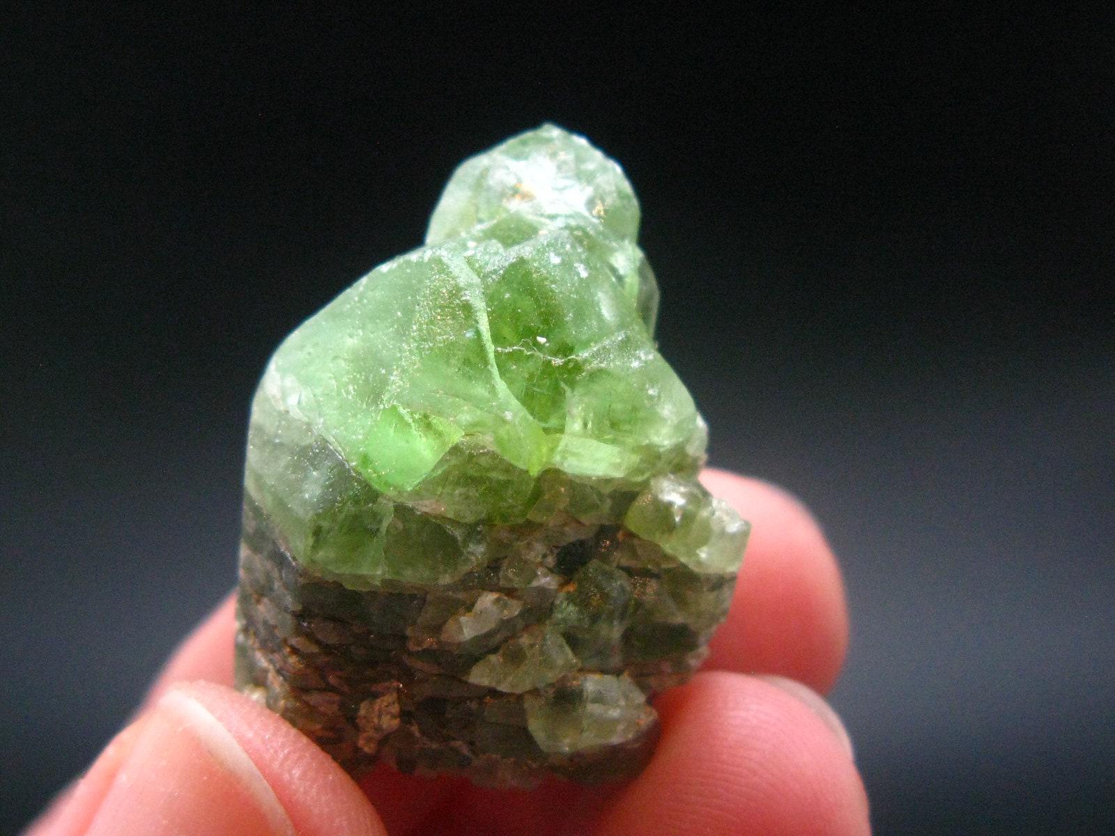 Rare 71.20 Carat Gem Peridot Olivine Cluster From Pakistan - 1.1" Rare 71.20 Carat Gem Peridot Olivine Cluster From Pakistan - 1.1"