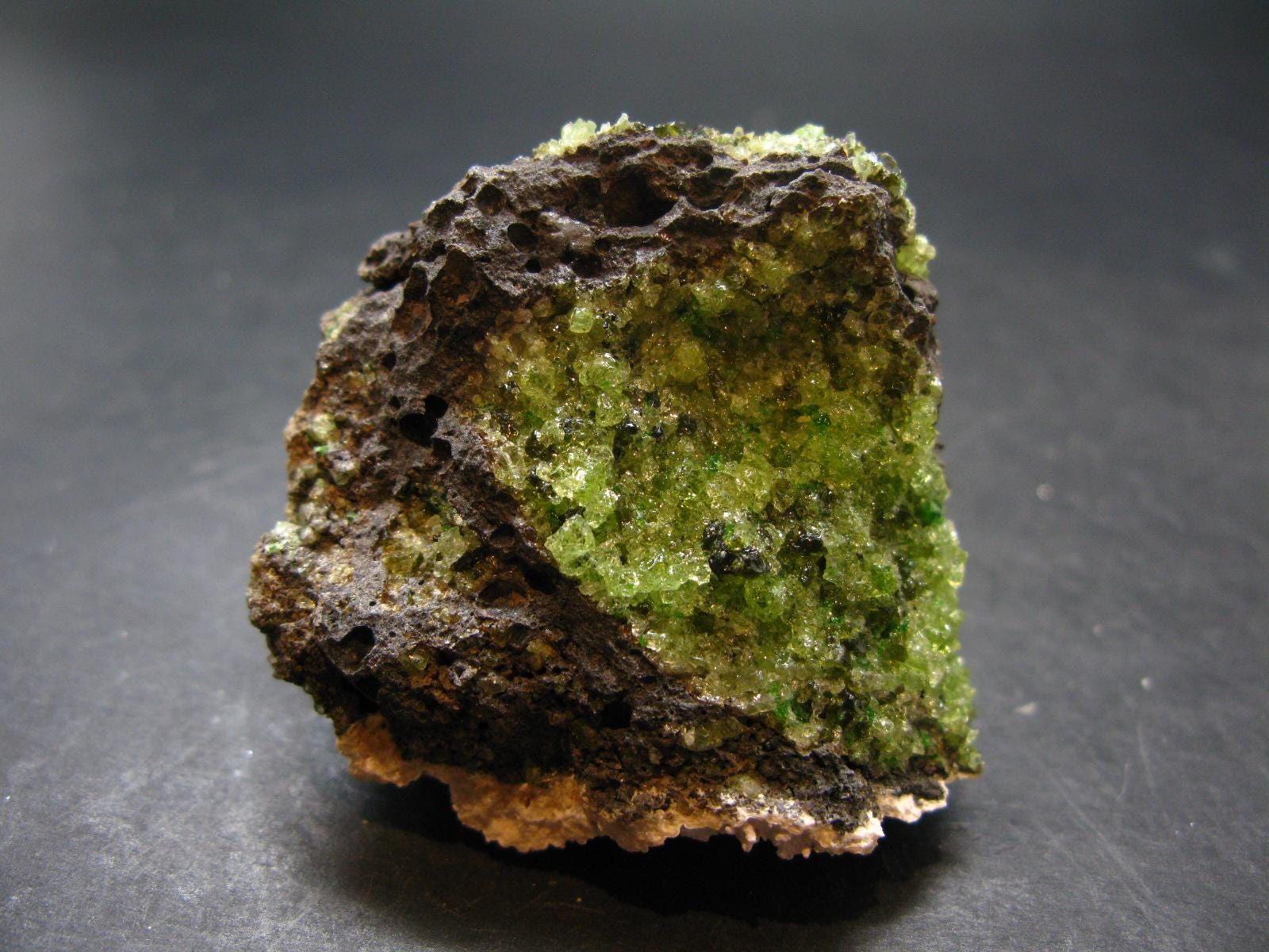 Rare Gem Peridot Cluster From Arizona, Usa - 2.0"