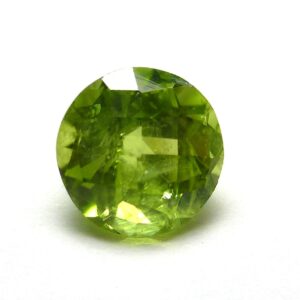 1 Carat Peridot Loose 6mm Brilliant Checker Cut Round Quality Acid Granny Apple Green August Birthstone Engagement Ring Rings Stacking
