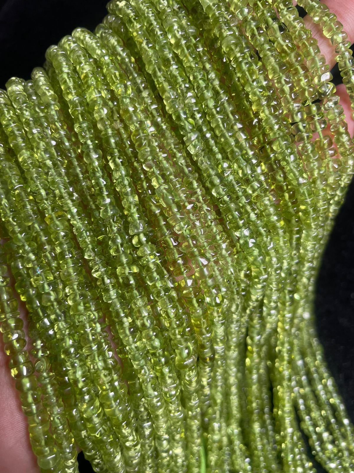 Natural Peridot Plain Tyre Shape Gemstone Beads Size- 3.5-4 Mm, 13.5 Inch Strand For Making Jewelry Natural Peridot Plain Tyre Shape Gemstone Beads Size- 3.5-4 Mm, 13.5 Inch Strand For Making Jewelry