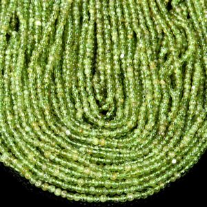 4mm Natural Peridot Grade Aa Gemstone Green Round Loose Beads 15 Inch Full Strand (80018541-p101)