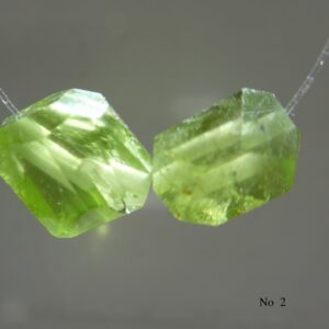 Peridot Round Crystals 7-9mm Beads- 2 Pcs Focal Gemstone -jewelry Making- Natural Craft Beads
