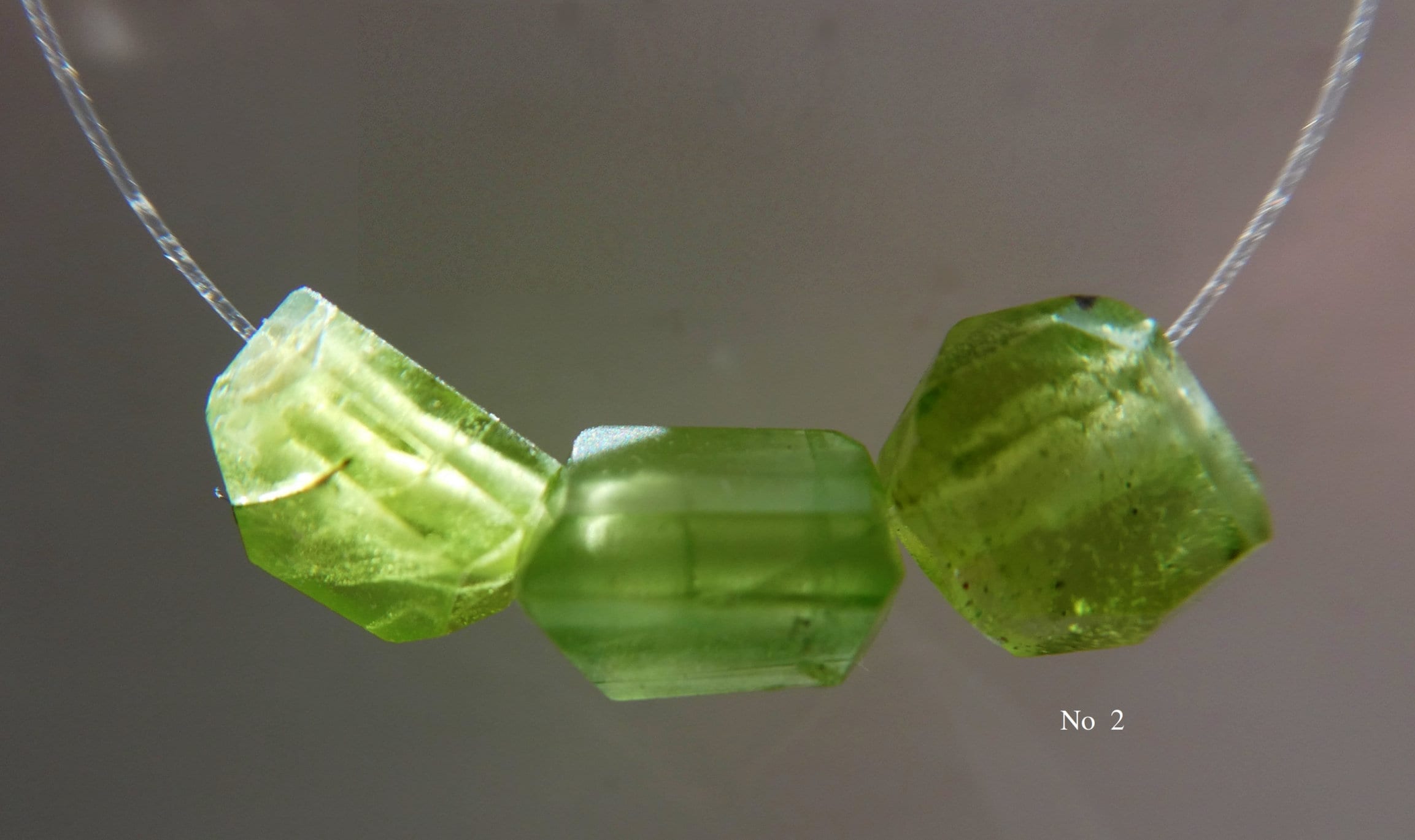 Peridot 6-7mm Natural Crystals Beads- 3 Pcs Focal Gemstone-pendant Jewelry Making- Craft Beads