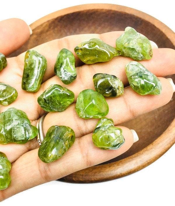 Tumbled Peridot Stone: Natural Green Arizona Gemstone Tumbled Peridot Stone: Natural Green Arizona Gemstone