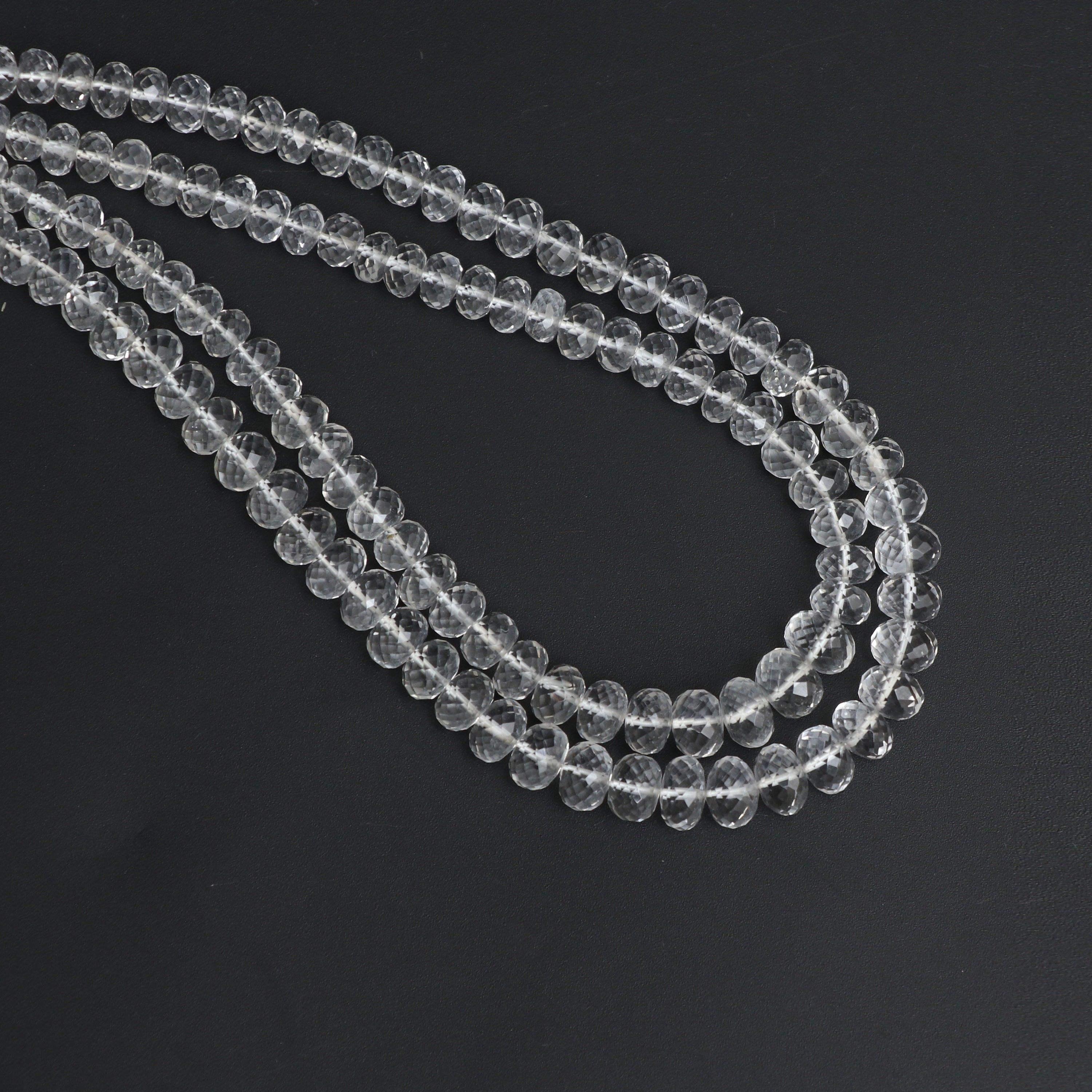 Natural Petalite Faceted Rondelle Beads , 5.5 Mm To 8 Mm & 4.5 Mm To 8 Mm , Petalite Gemstone , 18 Inches Full Strand , Price Per Strand