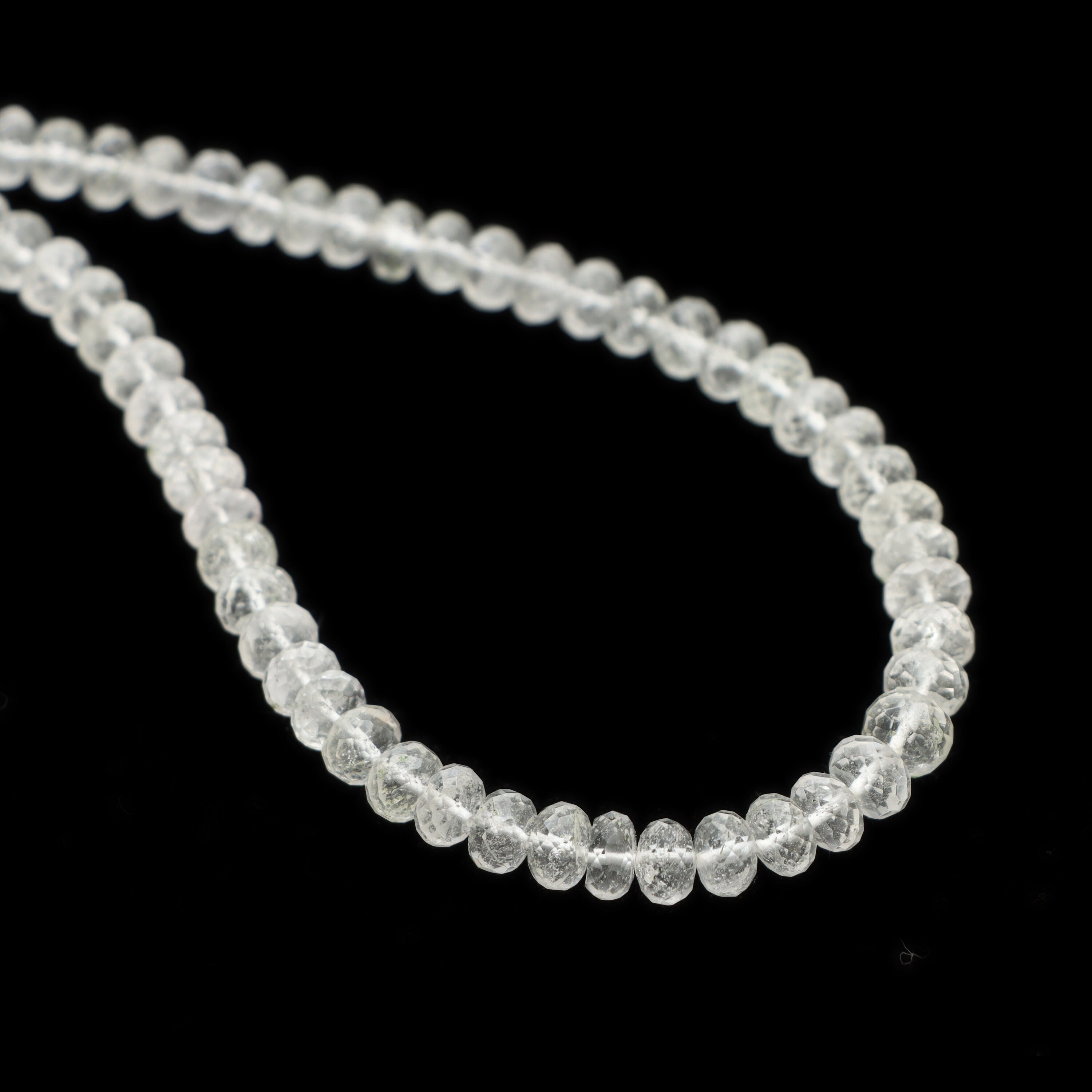 Petalite Faceted Rondelle Beads, 5.5 Mm To 7 Mm, Petalite Jewelry Making Beads, Faceted Rondelle  Petaline, 18 Inch Strand, Price Per Strand