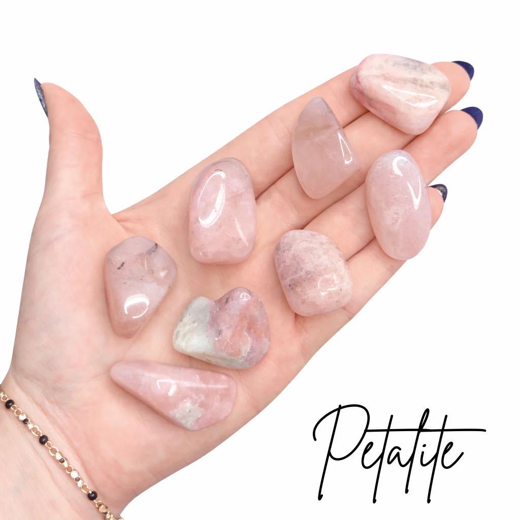 Pink Petalite Stone, Tumbled Petalite, Healing Pink Petalite, Petalite Tumble, Pocket Petalite, T-115