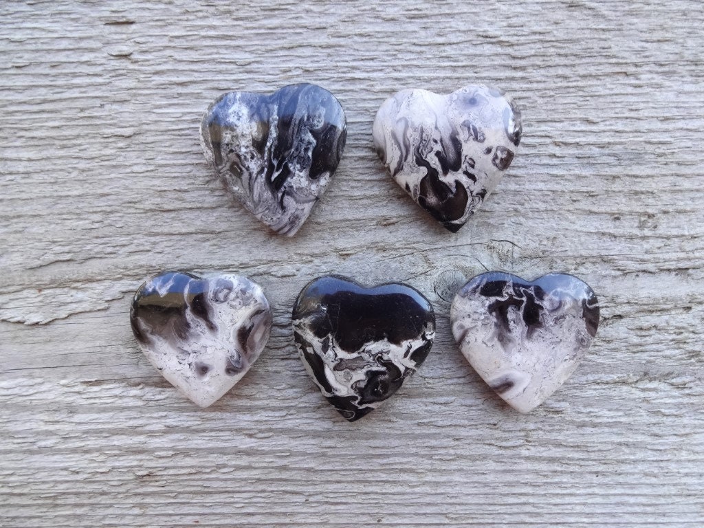 Fossilized Palm Root Heart Cabochon 30x30mm, Gemstone Heart Cabochon Pendant, No Holes, Petrified Wood Cabochon For Jewelry Making