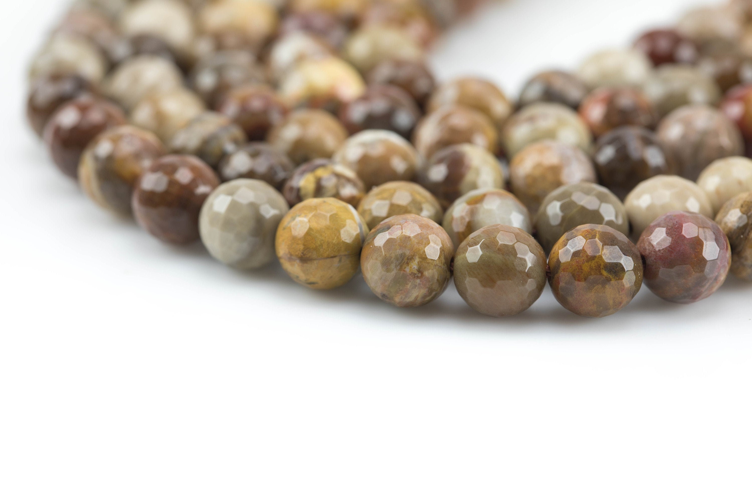 Natural Brown Petrified Wood Beads Lighter, Faceted Round High Quality - 6mm, 8mm, 10mm, 12mm- Full 15.5 Inch Strand Aaa Quality Natural Brown Petrified Wood Beads Lighter, Faceted Round High Quality - 6mm, 8mm, 10mm, 12mm- Full 15.5 Inch Strand Aaa Quality